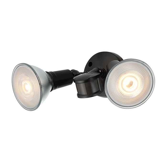 11.25''  Powder Coated Black 2 Light Flood Light