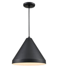 11.25'' R Series Satin Black 1 Light Pendant