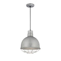 11.5'' R Series Galvanized 1 Light Pendant