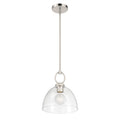 11.5'' Velto Polished Nickel 1 Light Pendant