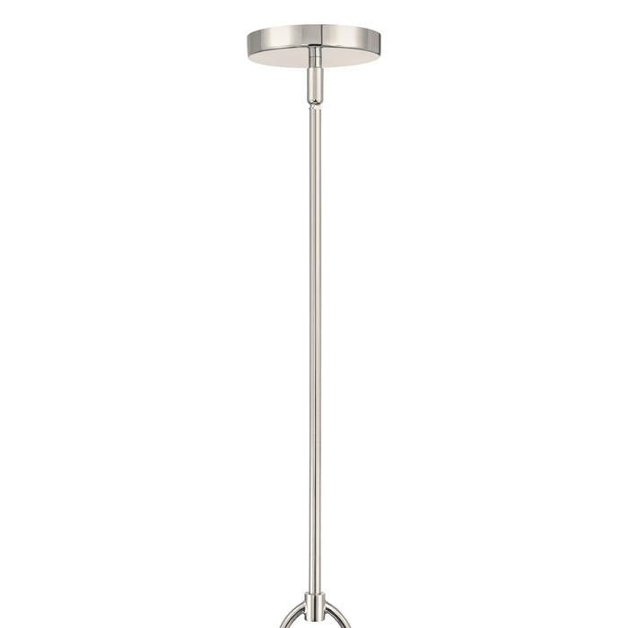 11.5'' Velto Polished Nickel 1 Light Pendant