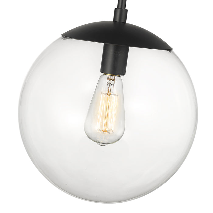 11.75'' Avell Matte Black 1 Light Pendant