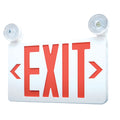 11.75-inch White Exit and Emergency Combo Light with 3W Output and 120-277V Input