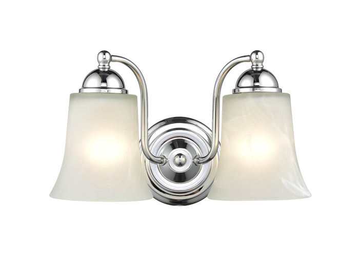 12'' Abelia Chrome 2 Light Bath Vanity