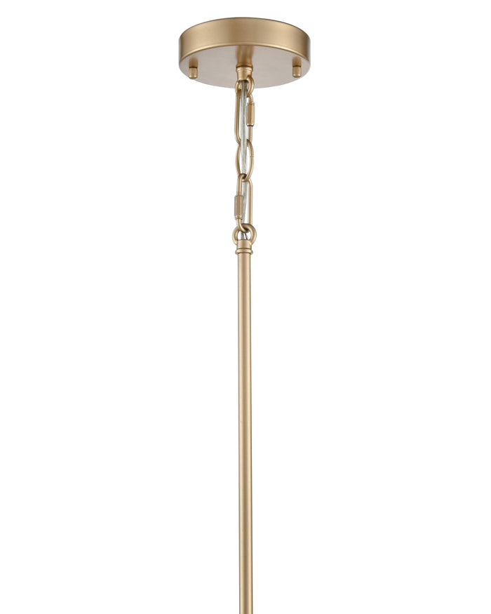 12'' Arelyn Painted Modern Gold 6 Light Pendant