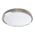 12-inch-Brushed-Nickel-Flush-Mount-Light-with-3000K-Light-and-16W-Output