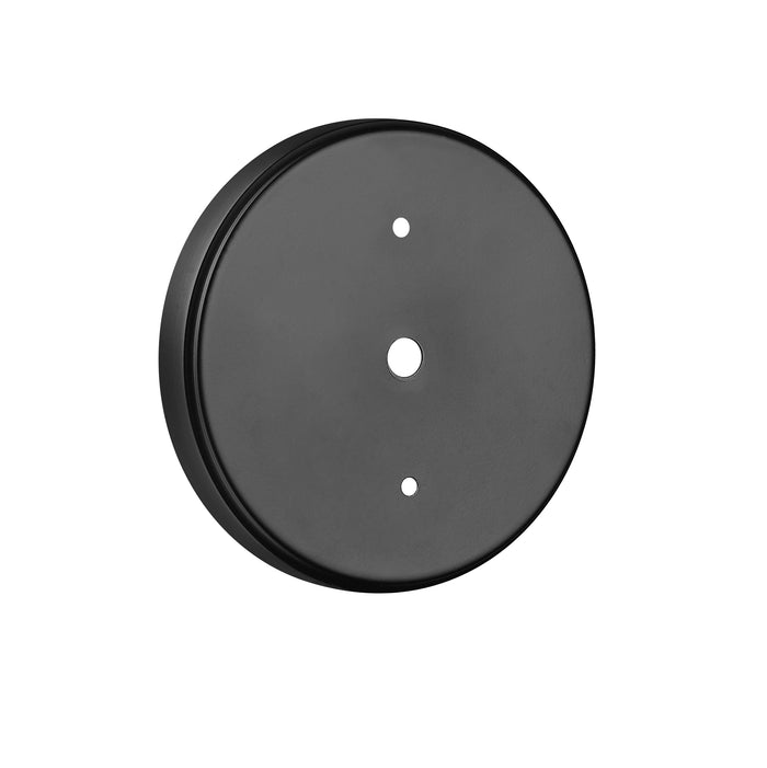 12-inch Kairo Matte Black 1-Light Clear Glass Pendant Light