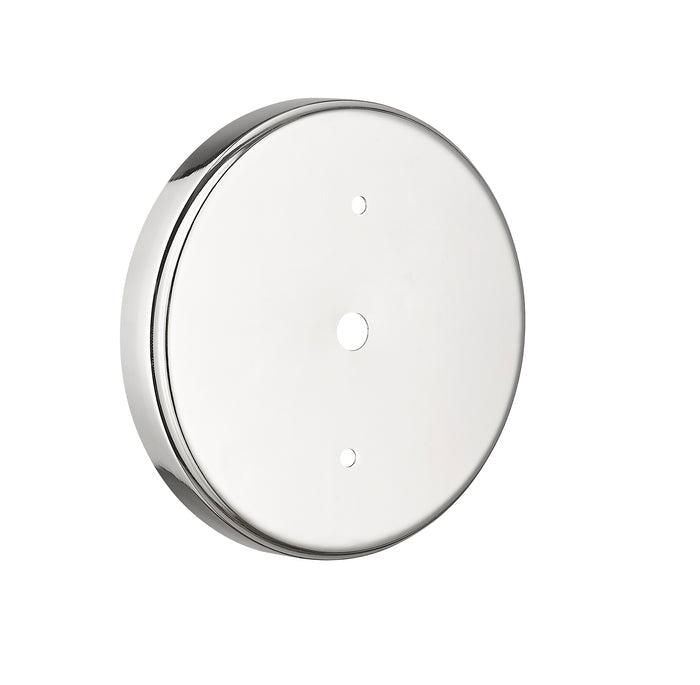 12-inch Kairo Polished Nickel 1-Light Shiny Opal Glass Pendant Light