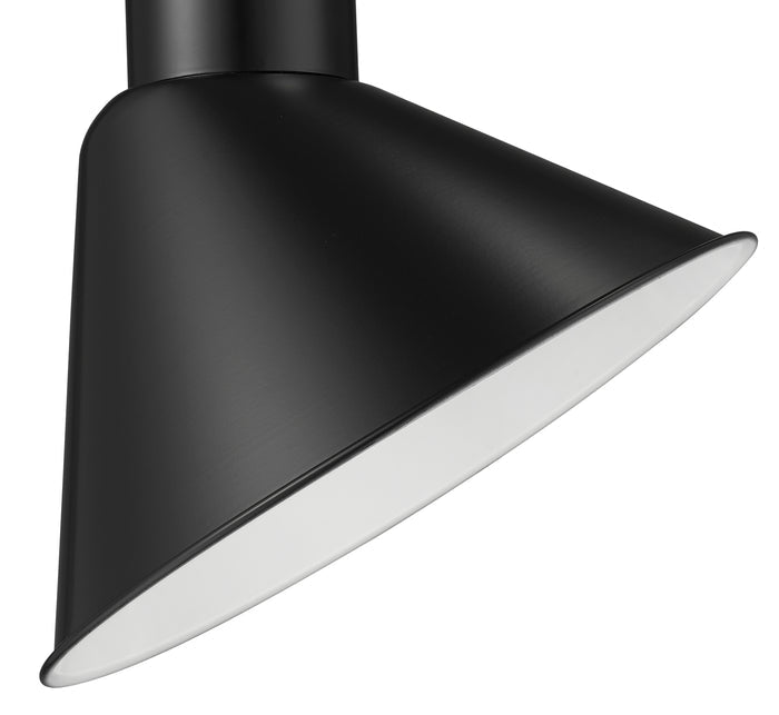 12-inch R Series Satin Black Angle Shade