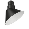 12-inch R Series Satin Black LED Angle Shade