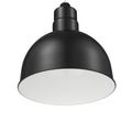 12'' Satin Black Metal R Series Deep Bowl Shade