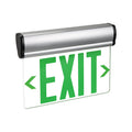 12.25-inch Green Single Face Exit Sign