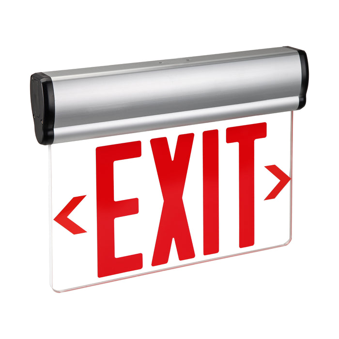 12.25-inch Red Single Face Exit Sign with 3.14W Output