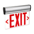 12.25-inch Red Single Face Exit Sign