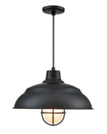 12.25'' R Series Satin Black 1 Light Pendant