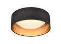 12.5-inch Rosata Burnished Gold Flush Mount Ceiling Light