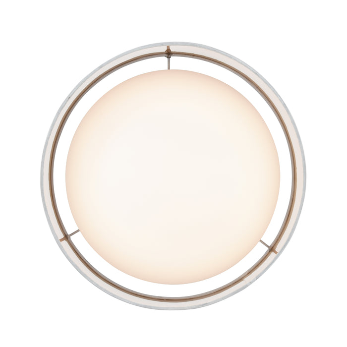 12.5-inch Rosata White Flush Mount Ceiling Light