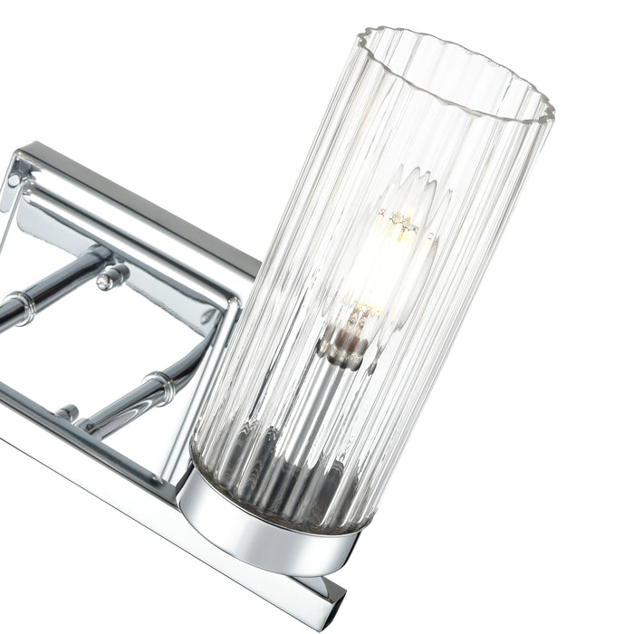 12.5'' Iversen Polished Chrome 2 Light Bath Vanity