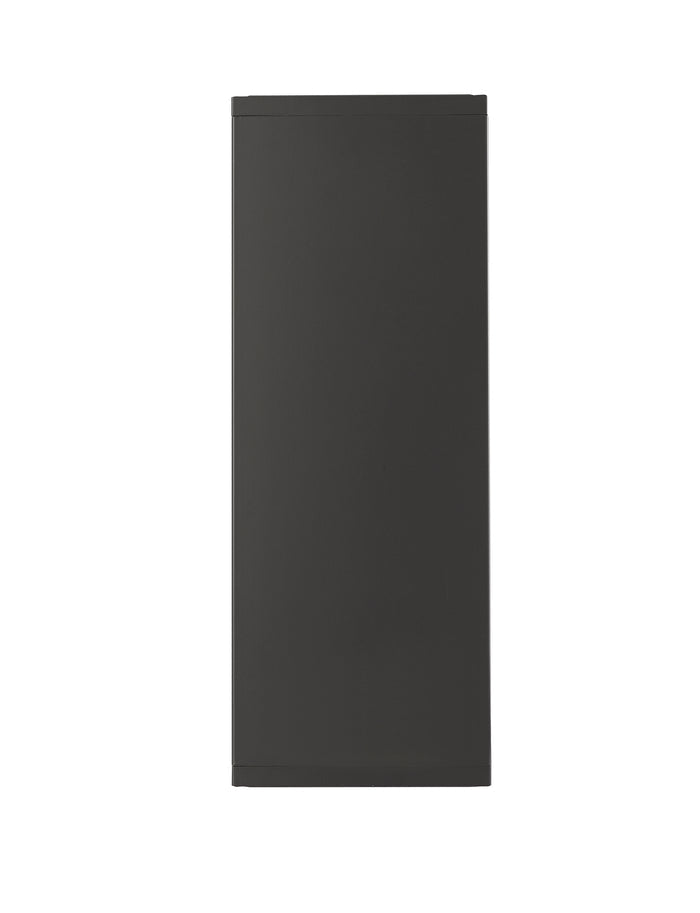 12.62-inch Vegas Powder Coated Black 2-Light Outdoor Wall Sconce