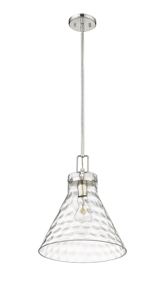 12.8'' Barlon Polished Nickel 1 Light Pendant