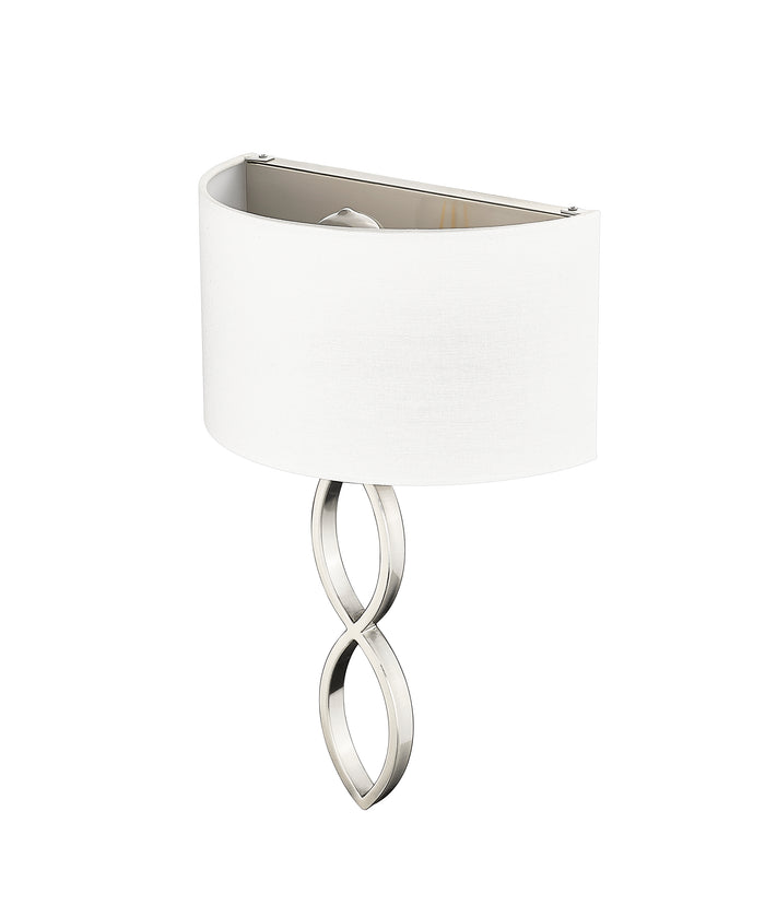12.8'' Rylee Brushed Nickel 1 Light Wall Sconce