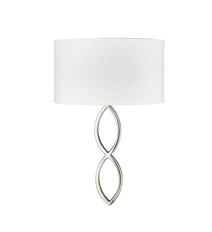 12.8'' Rylee Brushed Nickel 1 Light Wall Sconce