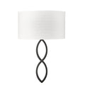 12.8'' Rylee Matte Black 1 Light Wall Sconce