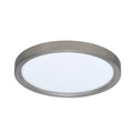 13-inch-Brushed-Nickel-Flush-Mount-Light-with-3000K-Light-and-Frosted-Lens