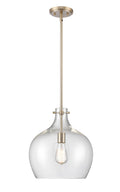 13-inch Modern Gold 1-Light Pendant Light