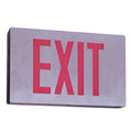 13-inch White Single Face Exit Sign