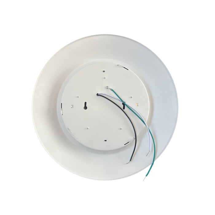 13-inch White Wall Light with 5-CCT Selectable White