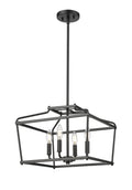 13'' Nellita Matte Black 4 Light Pendant