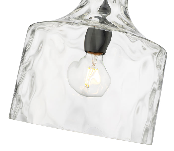 13'' Santorini Matte Black 1 Light Pendant
