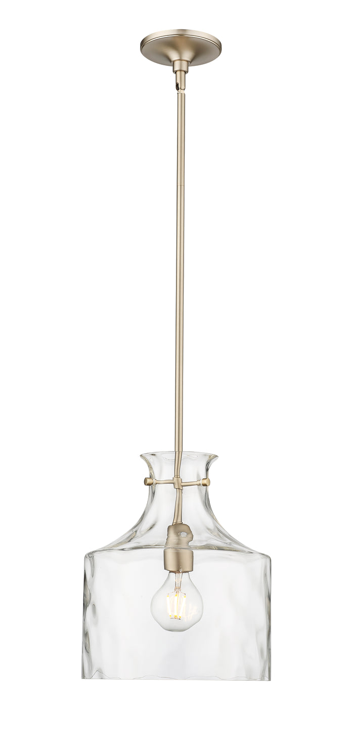 13'' Santorini Modern Gold 1 Light Pendant