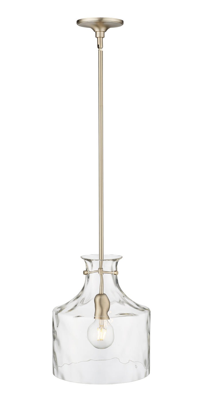 13'' Santorini Modern Gold 1 Light Pendant
