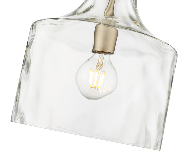 13'' Santorini Modern Gold 1 Light Pendant