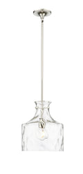 13'' Santorini Polished Nickel 1 Light Pendant