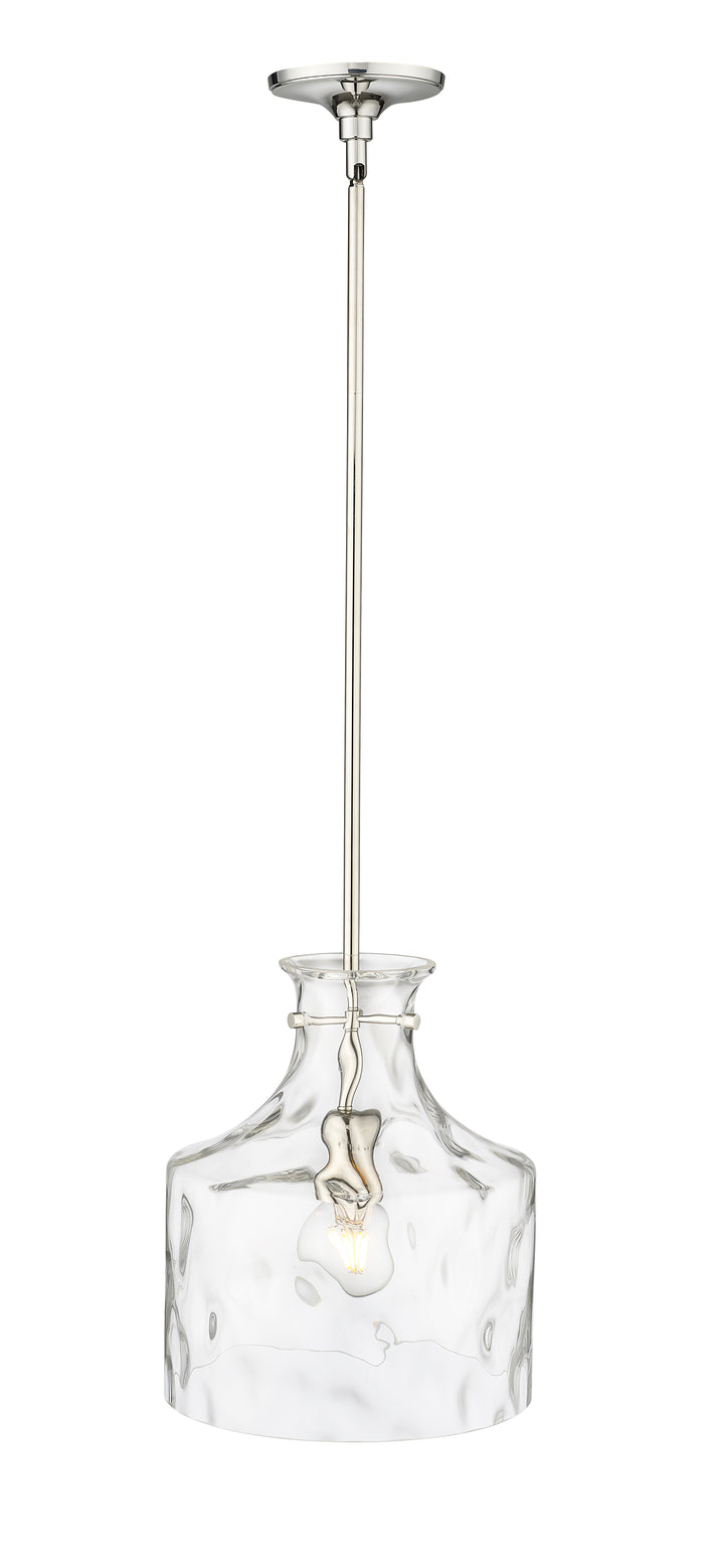 13'' Santorini Polished Nickel 1 Light Pendant