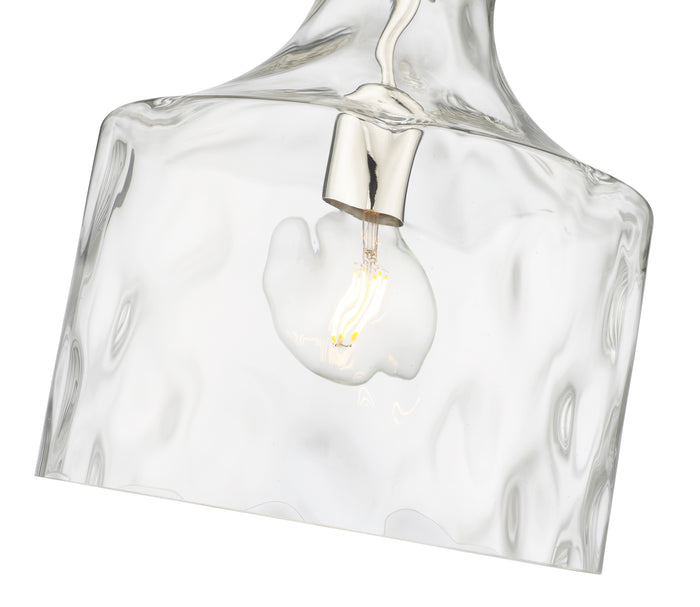 13'' Santorini Polished Nickel 1 Light Pendant