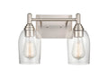 13.25'' Arlett Brushed Nickel 2 Light Bath Vanity