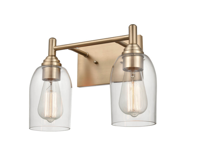 13.25'' Arlett Modern Gold 2 Light Bath Vanity