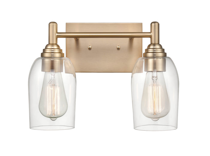 13.25'' Arlett Modern Gold 2 Light Bath Vanity