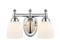 13.25''  Chrome 2 Light Bath Vanity