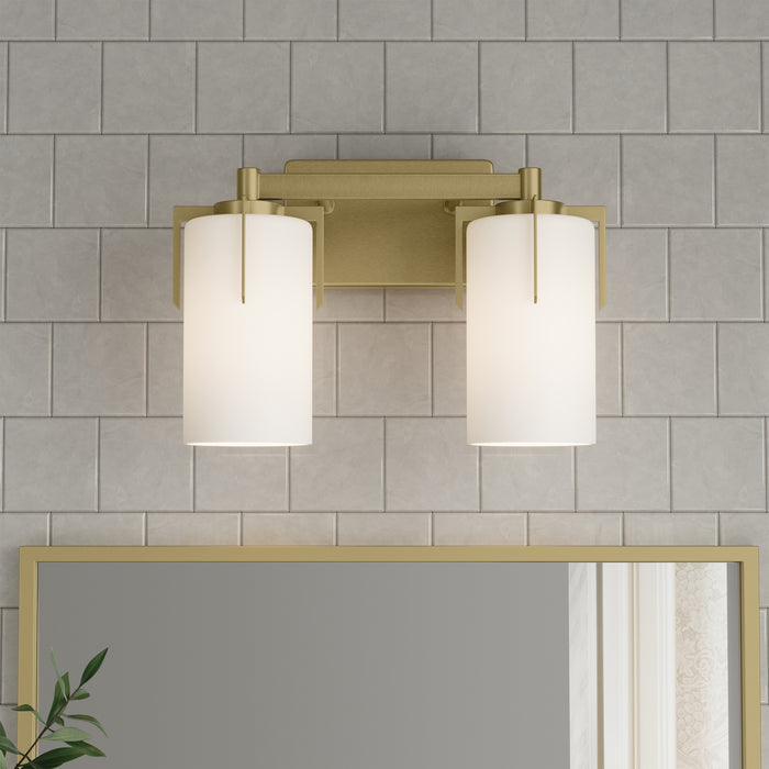 13.25'' Froselle Vintage Brass 2 Light Bath Vanity