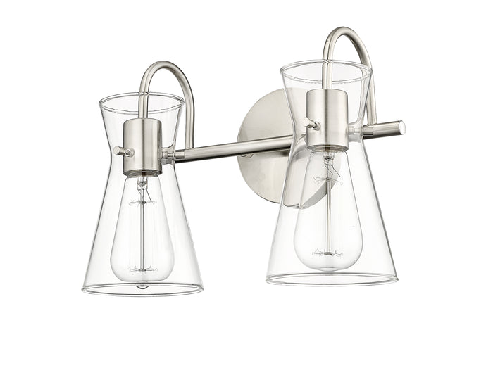 13.4'' Camellia Brushed Nickel 2 Light Bath Vanity