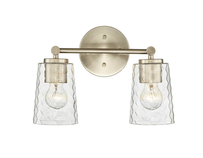 13.5'' Ashli Modern Gold 2 Light Bath Vanity
