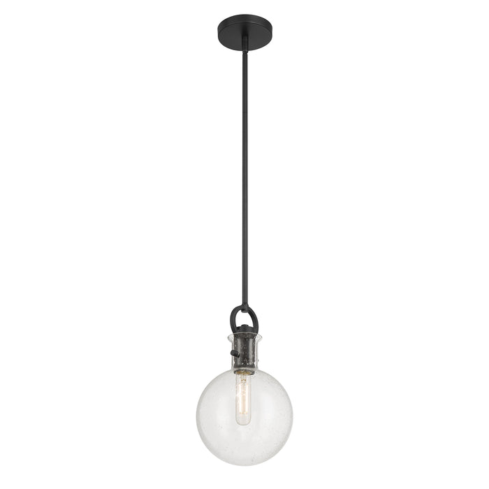 13.5'' Glanora Matte Black 1 Light Mini Pendant
