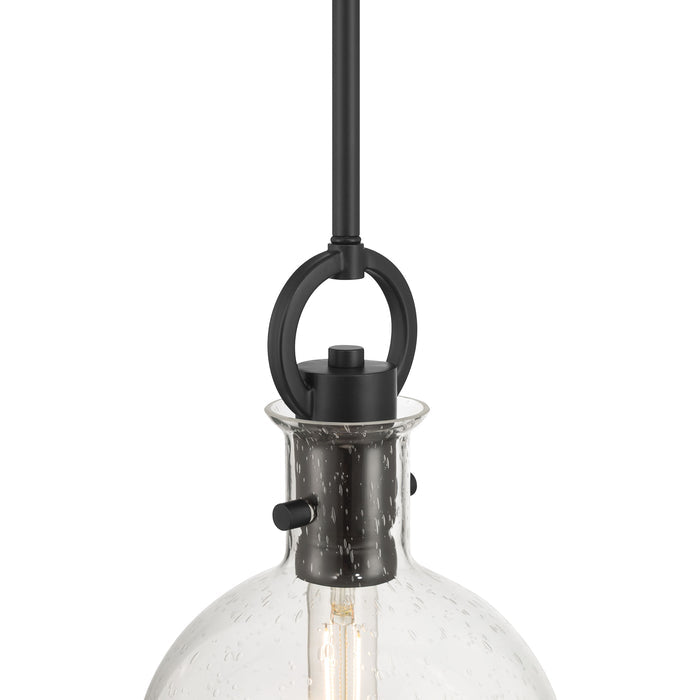 13.5'' Glanora Matte Black 1 Light Mini Pendant