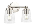 13.5'' Lauryn Polished Nickel 2 Light Bath Vanity