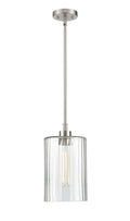 13.75'' Chastine Brushed Nickel 1 Light Pendant